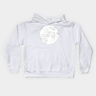 Ellesmere Port Train Station Round Kids Hoodie